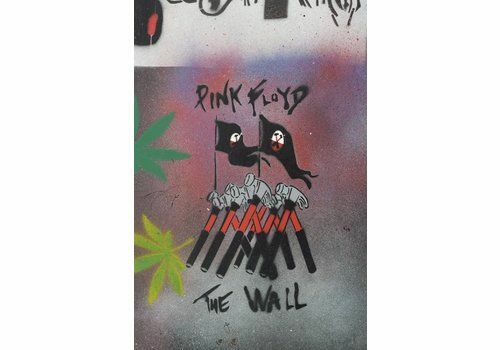 Street Art With Graffiti Design On Metal Board photo 733.0