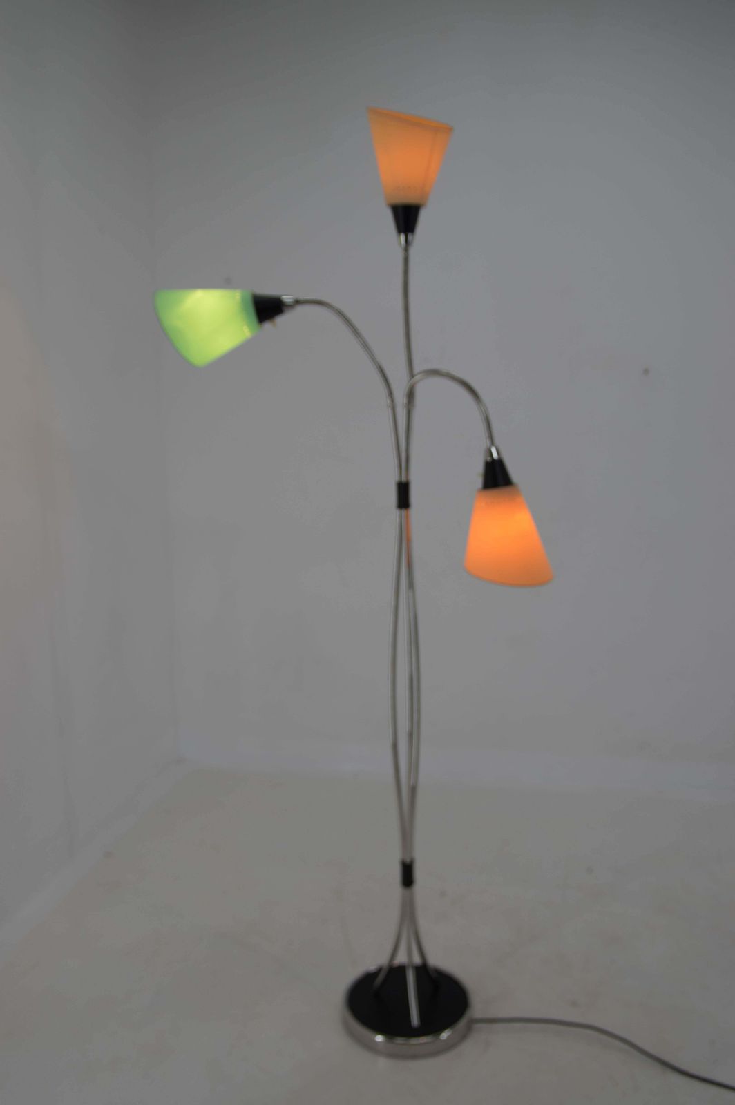 Mid Century Flexible 3 Flamming Floor Lamp. 1960s photo for sale