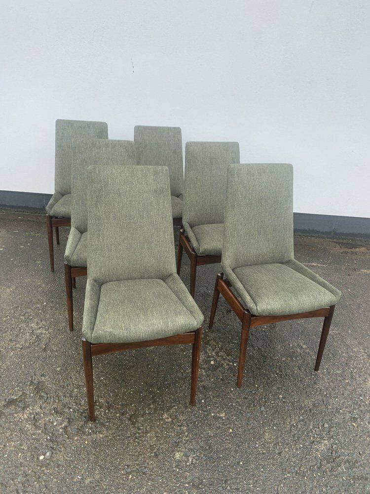 Vintage Dining Chairs By Robert Heritage For Archie Shine, 1960s, Set Of 6 photo Furniture