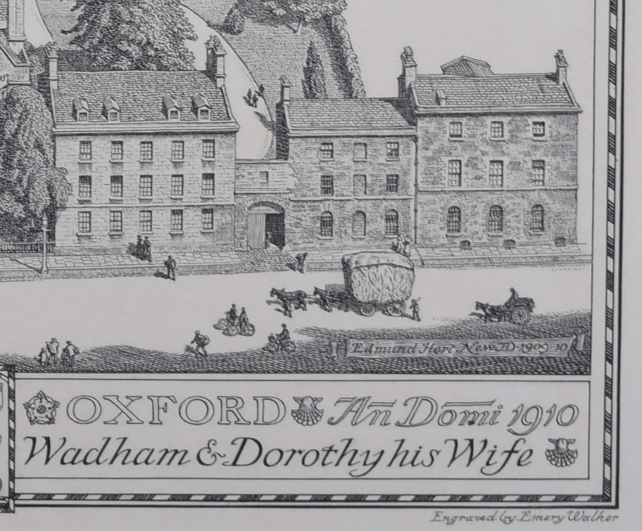 Wadham College, Oxford By Emery Walker After Edmund Hort New photo Art