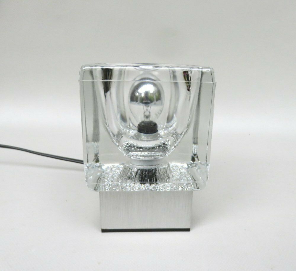 Small Space Age Table Lights In Aluminum And Glass From Peill & Putzler, 1970s, Set Of 2 photo 1545.3