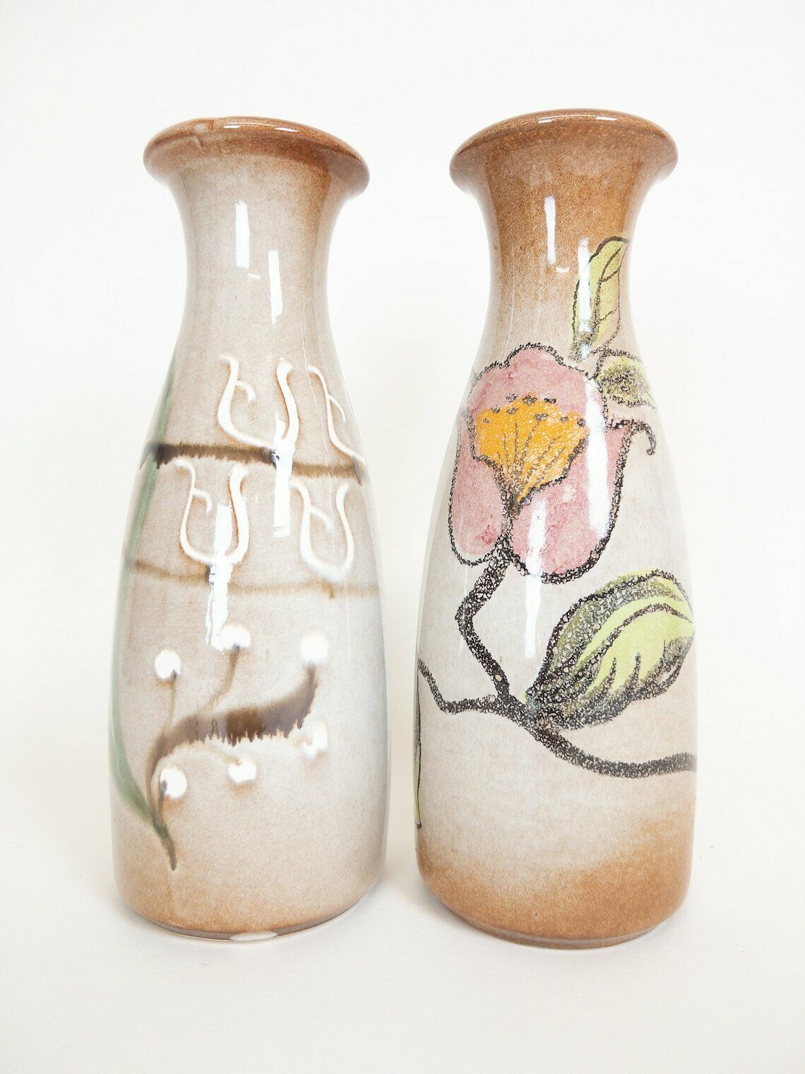 Pair Of West German Pottery Art Vases By Scheurich 293 30 photo furniture