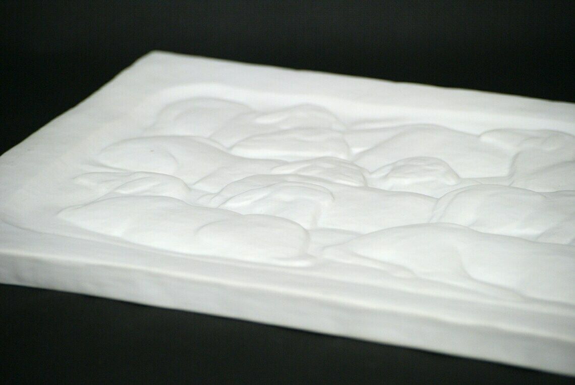White Bisque Porcelain Wall Sculpture Or Hanging By Goebel Of Germany photo buy
