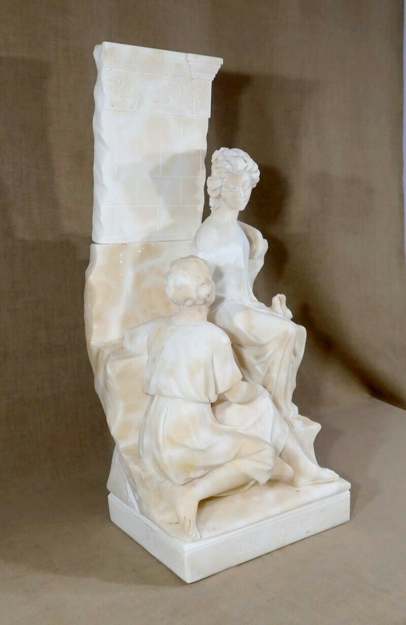 Marble Sculpture “Quo Vadis”, From The Novel Of Sienkiewicz – 1900 photo for sale