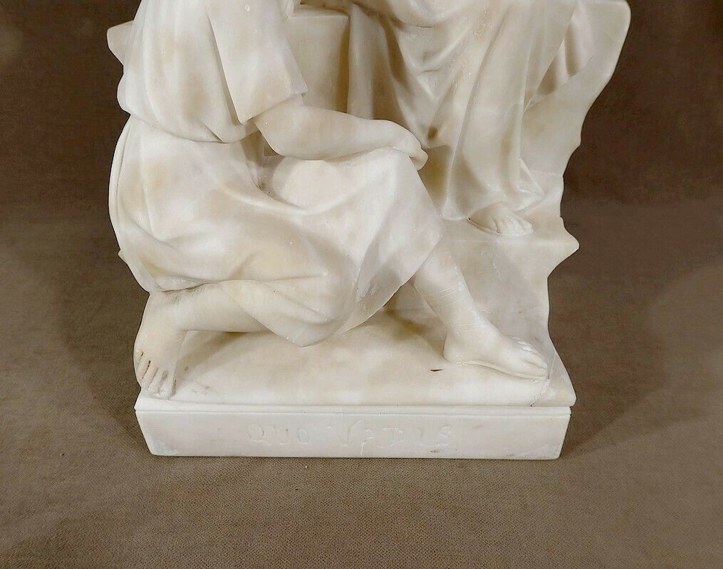photo buy Marble Sculpture “Quo Vadis”, From The Novel Of Sienkiewicz – 1900