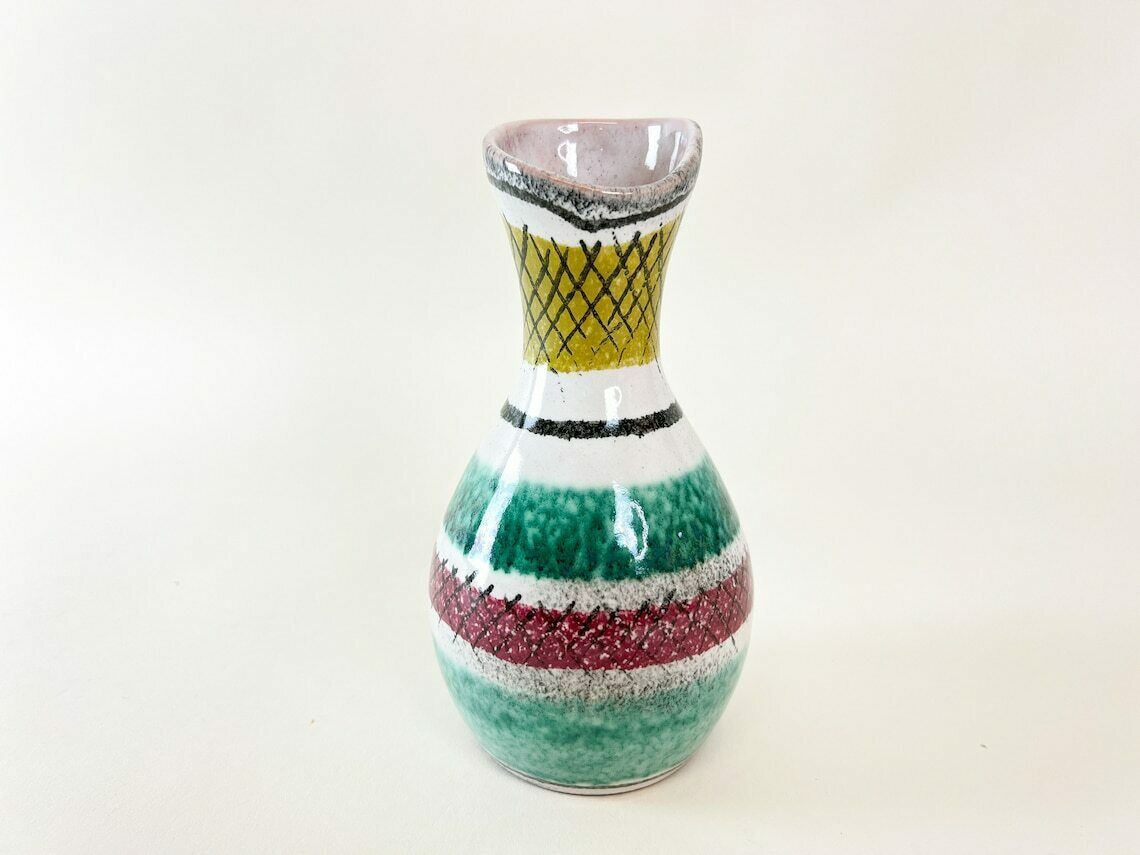 Ziegler Schaffhausen Mid Century Swiss Ceramic Vase photo for sale