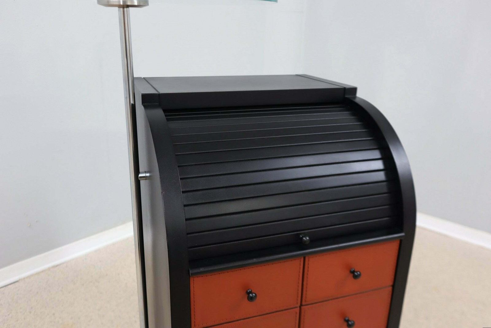 Vintage Roller Shutter Cabinet Giorgetti 1980s photo 2015.0