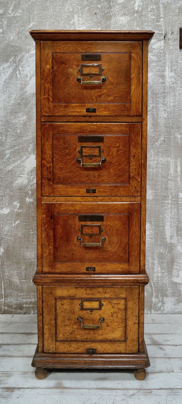 photo furniture Antique Large Oak Filing Cabinet