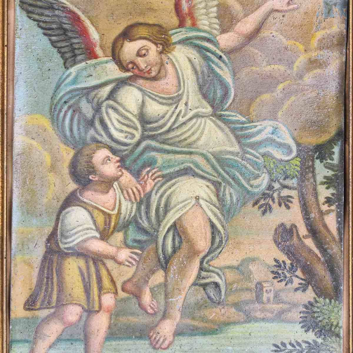 Painting From 1800 On Metal Plate photo furniture