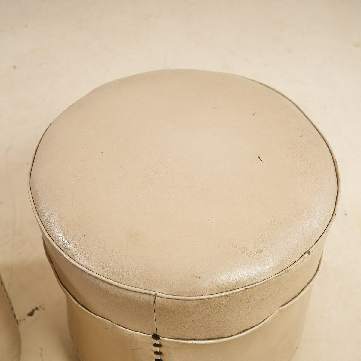 Pair Of Puffs From The 70's, 1970s photo furniture