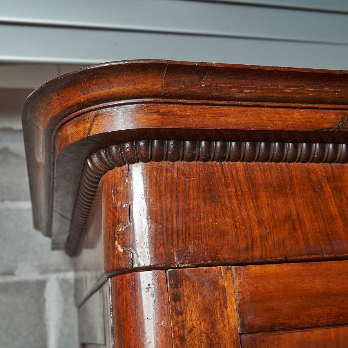 Early 19th Century Cabinet In Walnut Vened Walnut photo for sale
