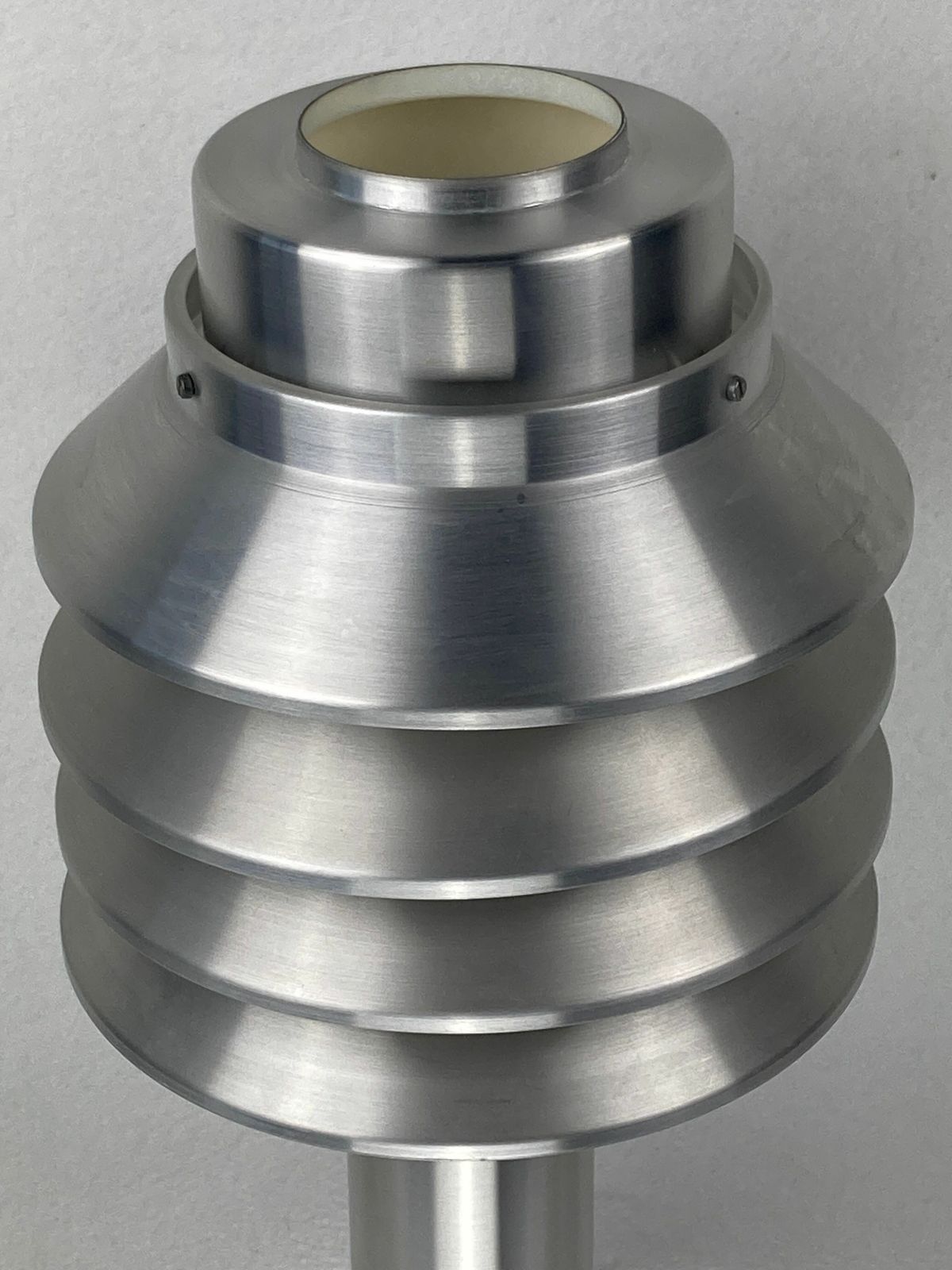 Space Age Aluminum Mushroom Dome Lamp By Hans Agne Jakobsson For Markaryd, Sweden 1960s photo vintage