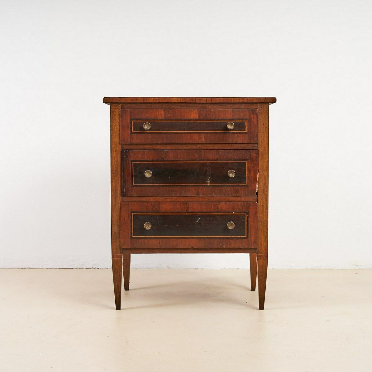 Louis XVI Cabinet, Threaded And Inlaid