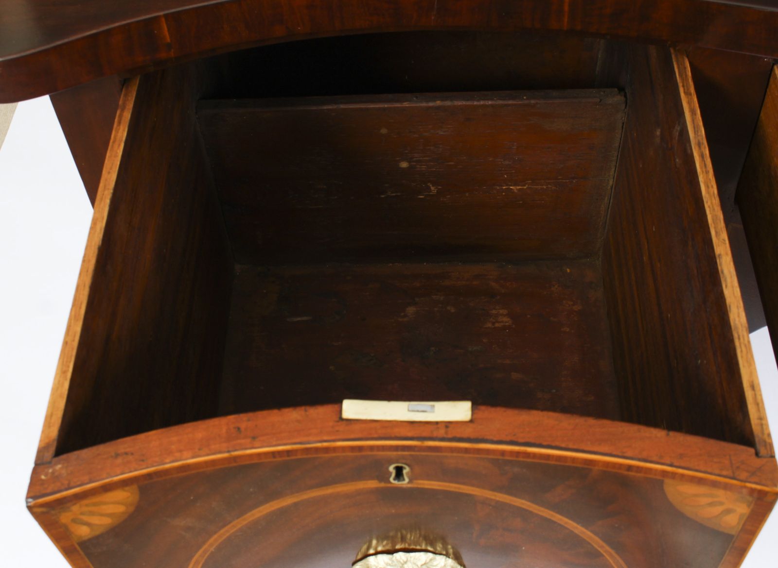 Antique George III Flame Mahogany Serpentine Sideboard 18th Century photo buy