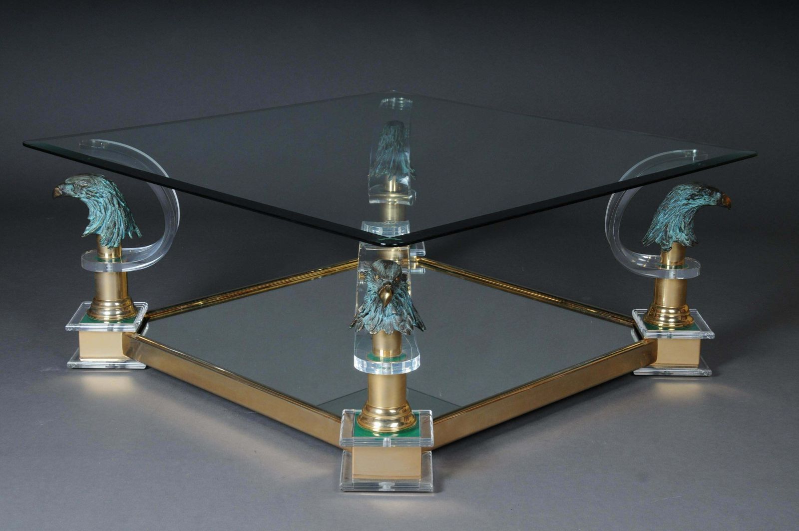 photo for sale Exclusive Designer Coffee Table Glass / Acrylic Maison Charles