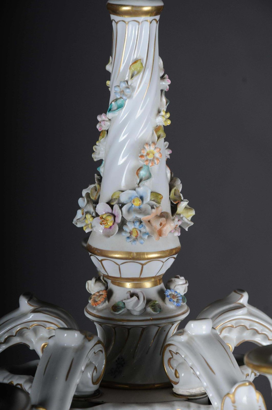 Baroque Porcelain Chandelier/Candelabra, Germany photo 2865.0