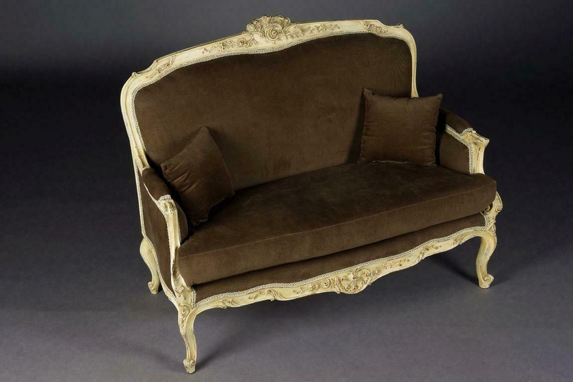 20th Century Unique French Sofa/Canape In Louis XV, Beechwood photo 2425.0