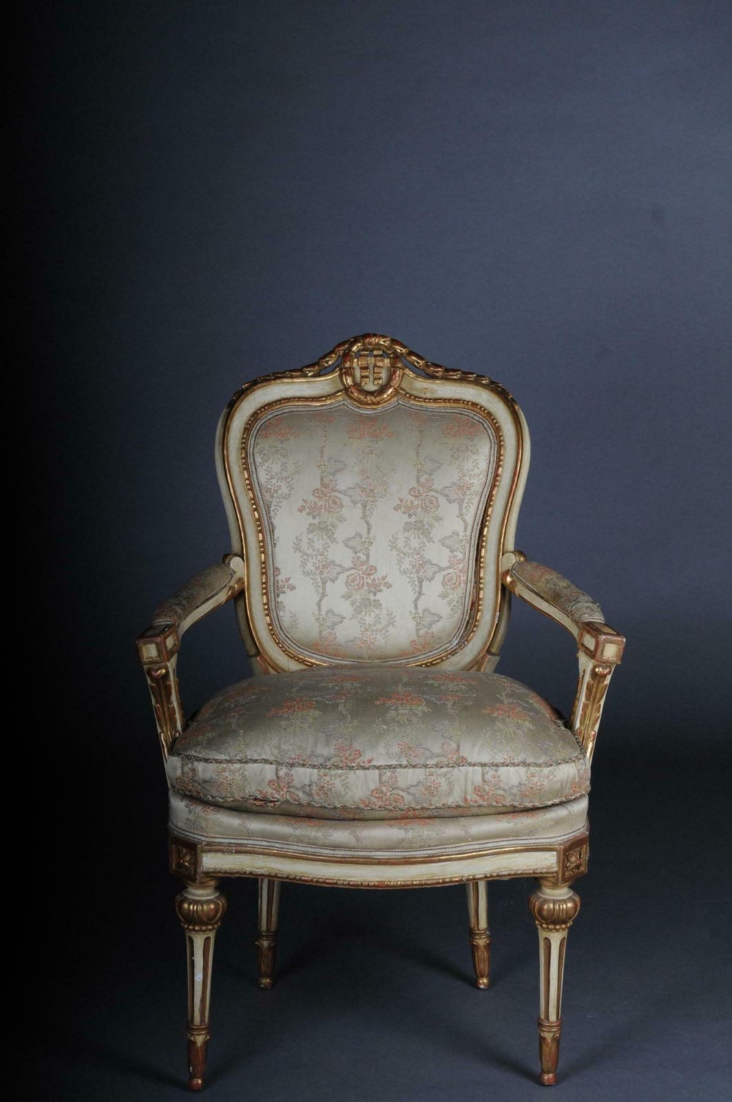 French Set Of 18 Salon Chairs / Armchairs, Napoleon III photo furniture