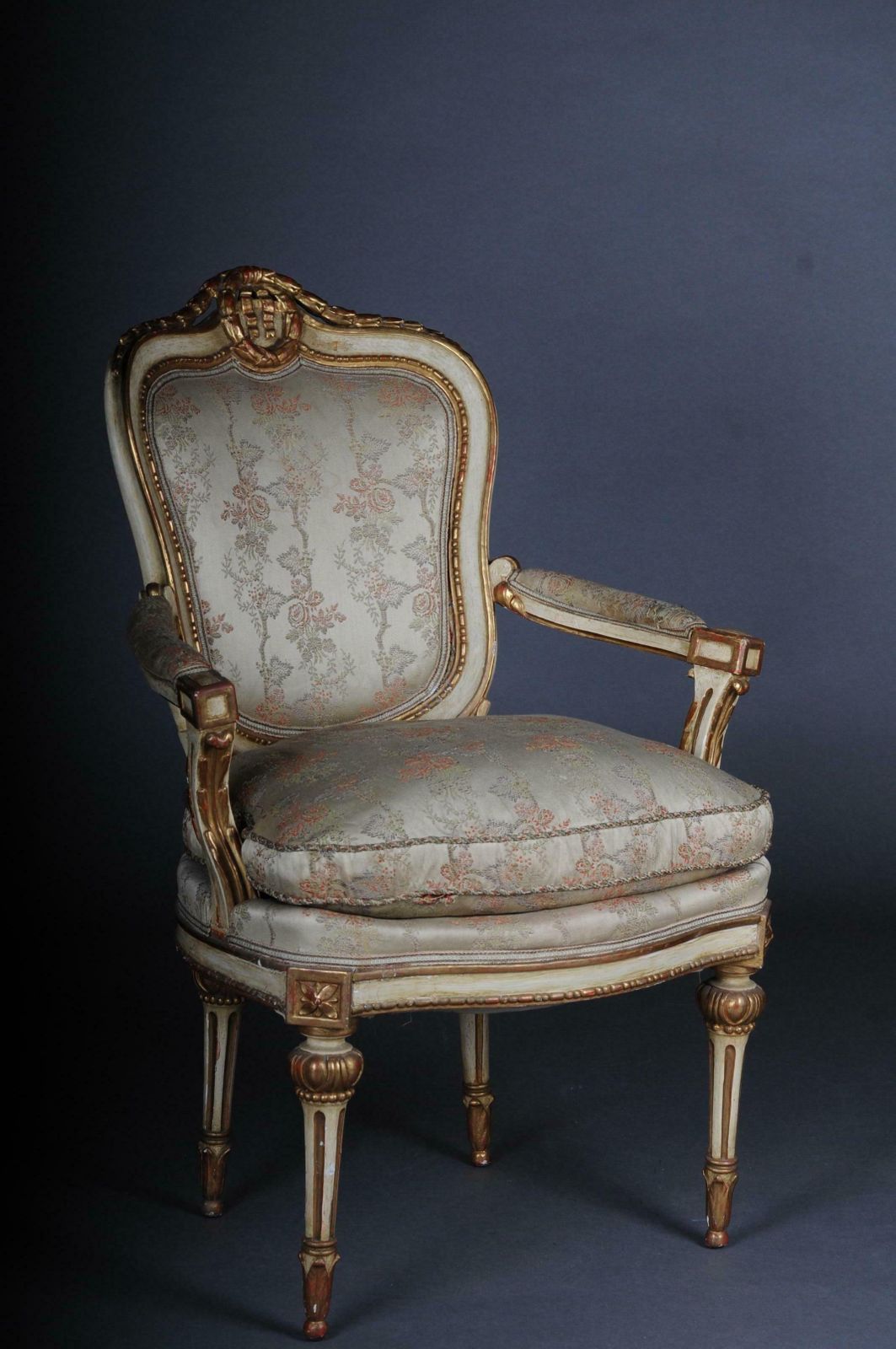 French Set Of 18 Salon Chairs / Armchairs, Napoleon III photo for sale