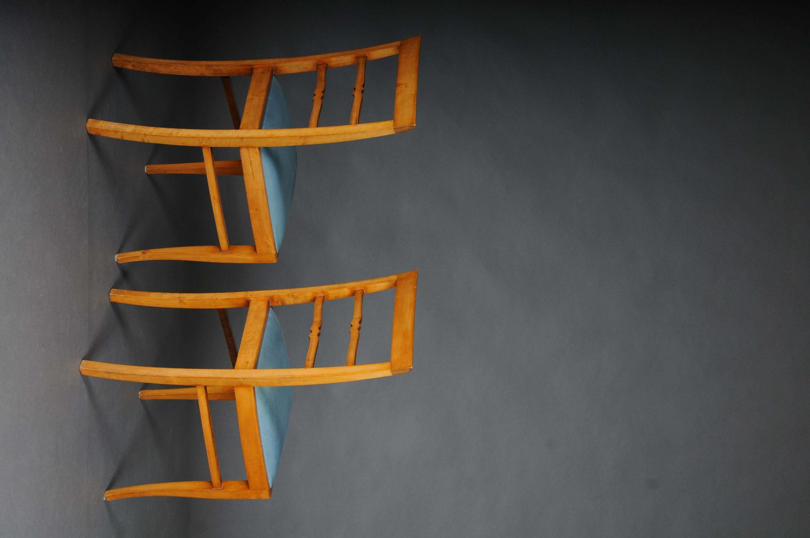 photo furniture 20th Century Set Of 2 Biedermeier/Art Deco Chairs, Birch