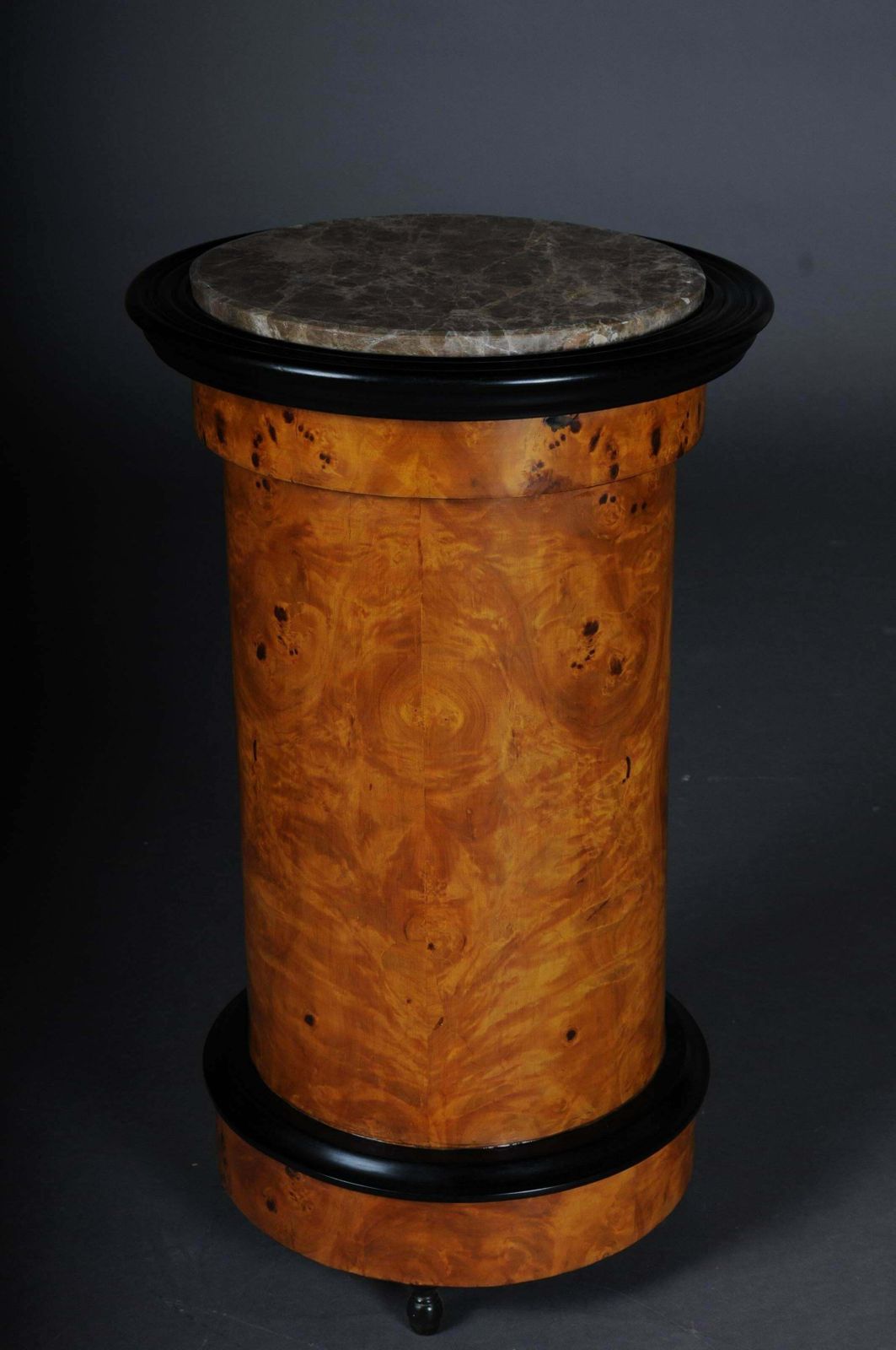 photo for sale Tonneau, Bar Cabinet, Side Table In Biedermeier Maple Root
