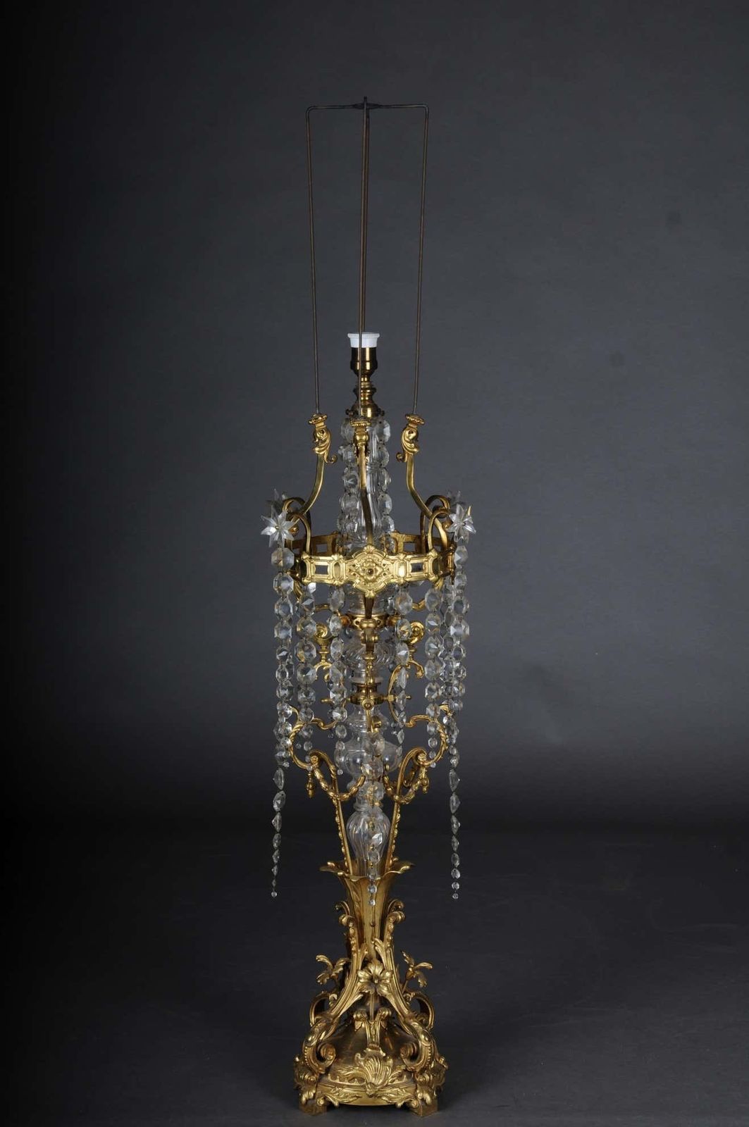 Antique Magnificent Floor Lamp Bronze Gold Napoleon III photo furniture