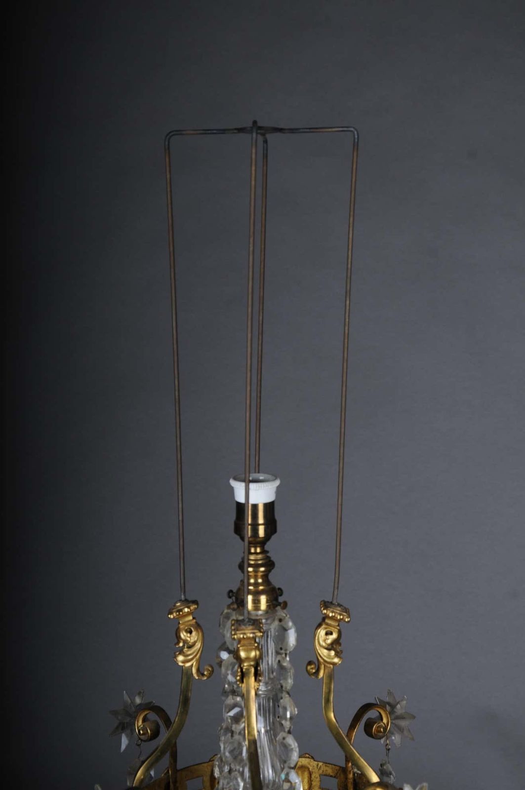 Antique Magnificent Floor Lamp Bronze Gold Napoleon III photo for sale