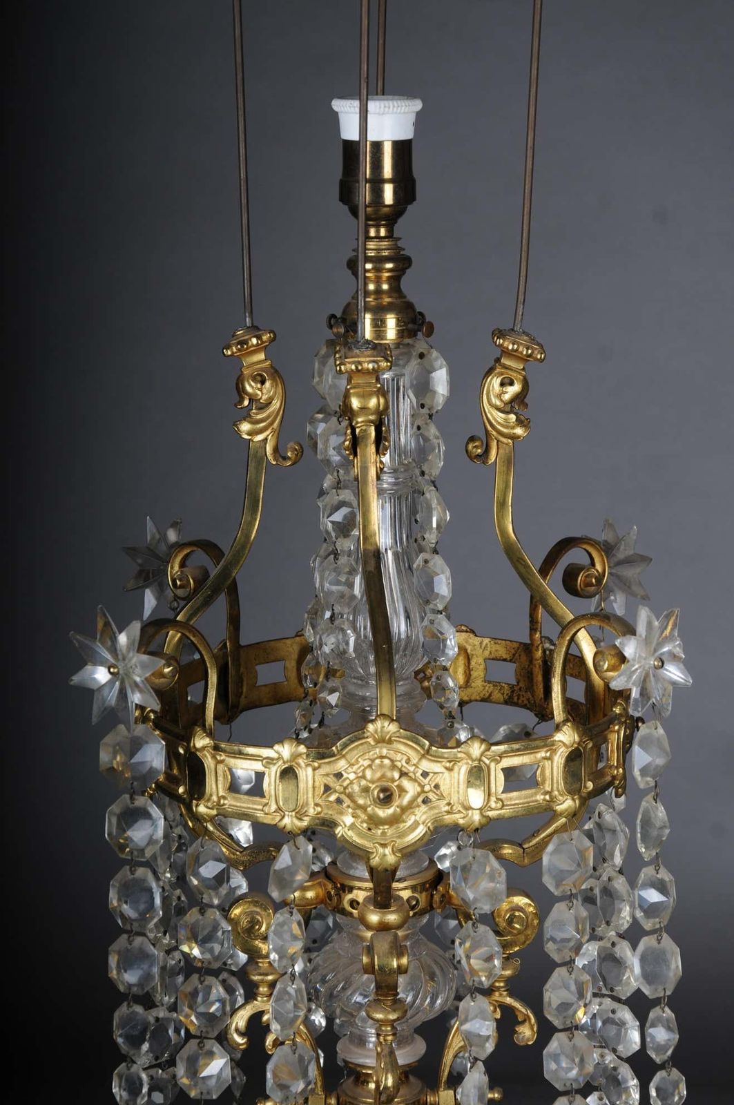 Antique Magnificent Floor Lamp Bronze Gold Napoleon III photo Lighting