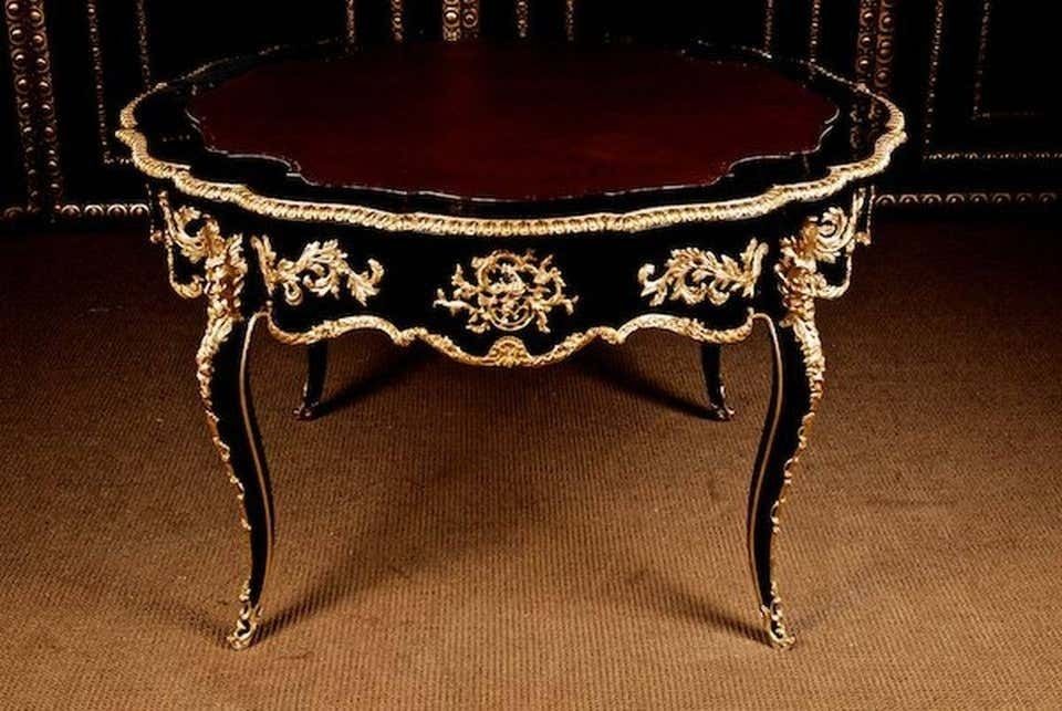 20th Century Louis XV Style French Salon Table photo Furniture