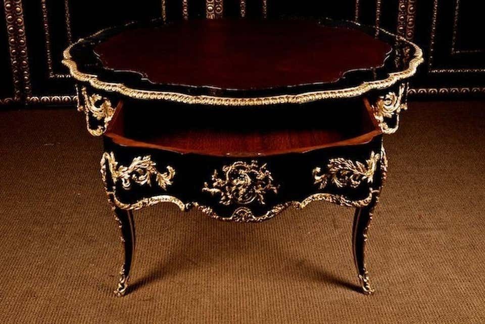 20th Century Louis XV Style French Salon Table photo vinterior
