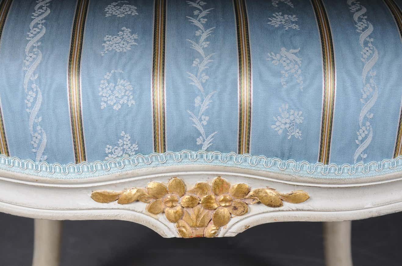 photo for sale Pair Of French Armchairs Louis XV Chairs, 20th Century