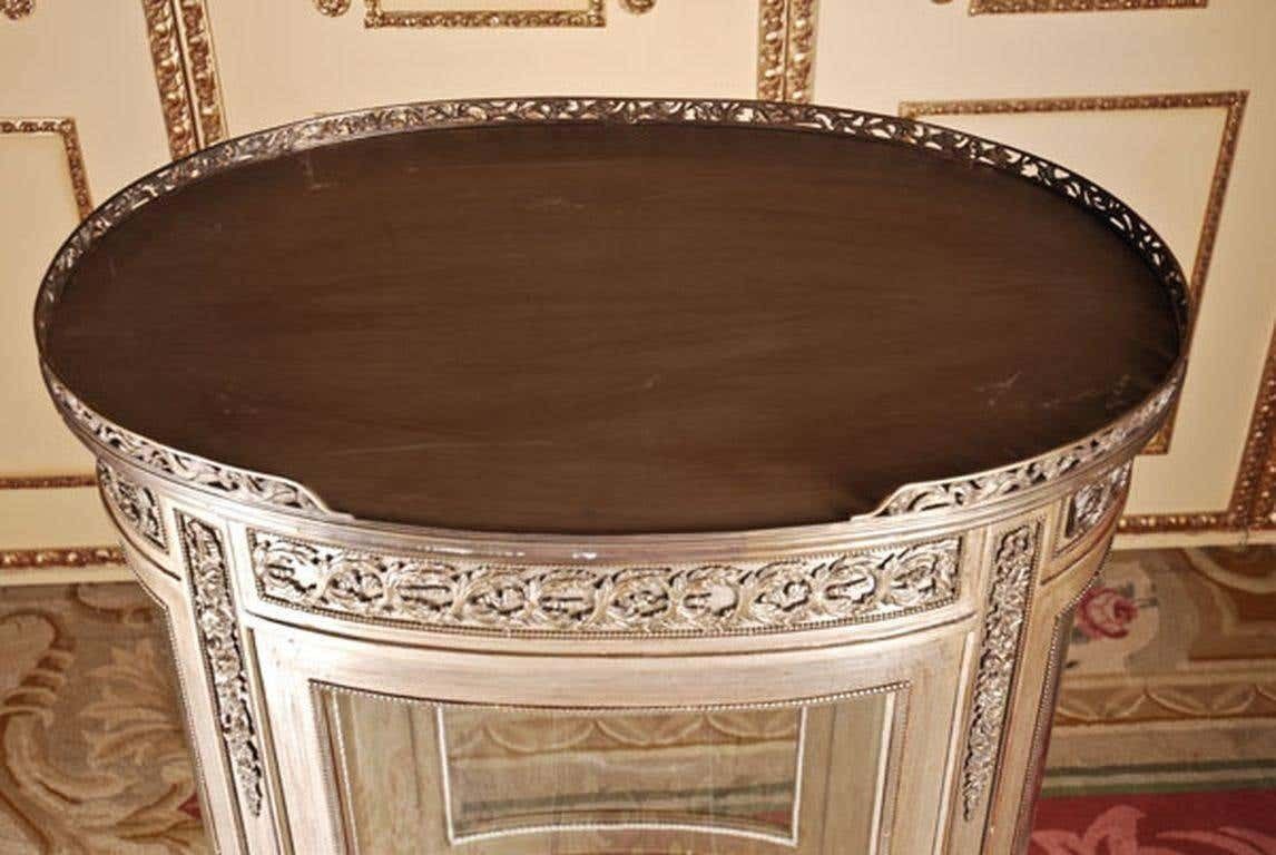 20th Century Louis XVI Classicist Style French Salon Vitrine photo Furniture