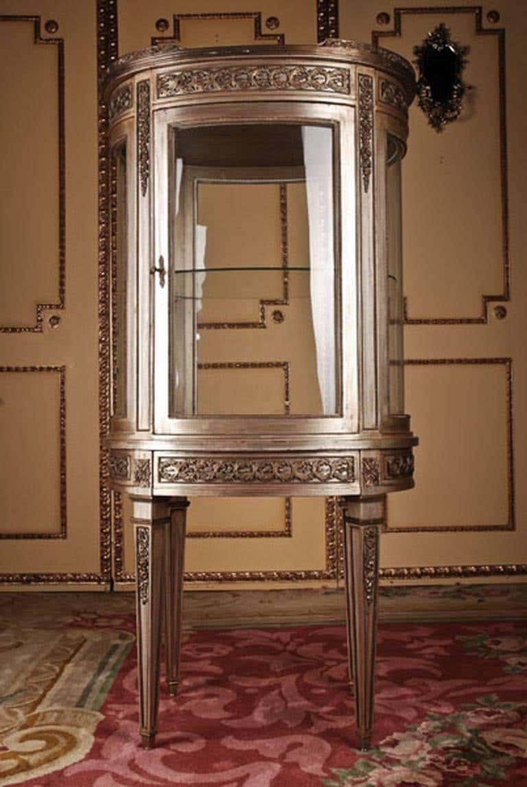 photo for sale 20th Century Louis XVI Classicist Style French Salon Vitrine