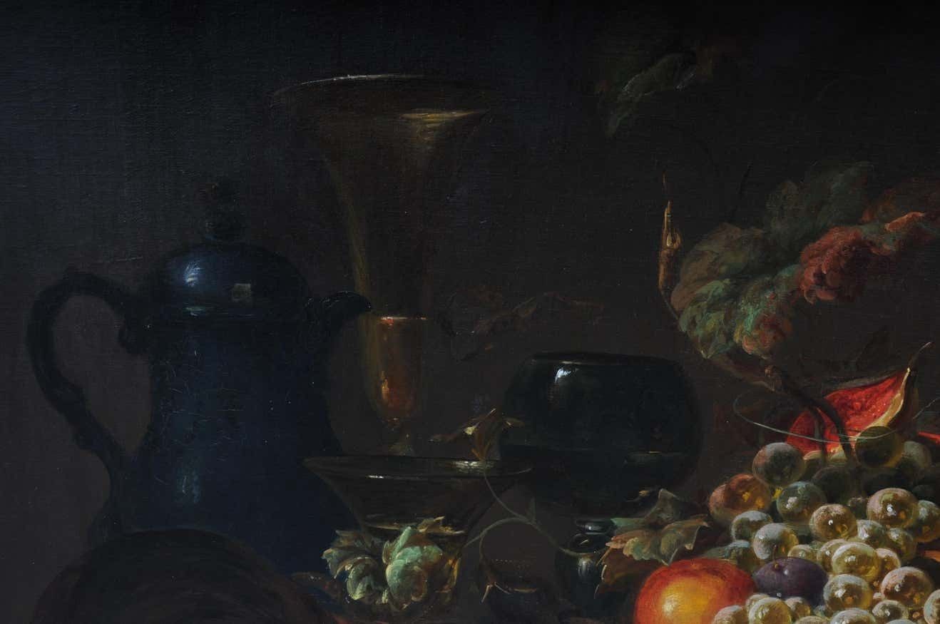 Still Life Oil Paintings Sign Reinhard, After Old Master Of The 17th Century photo buy
