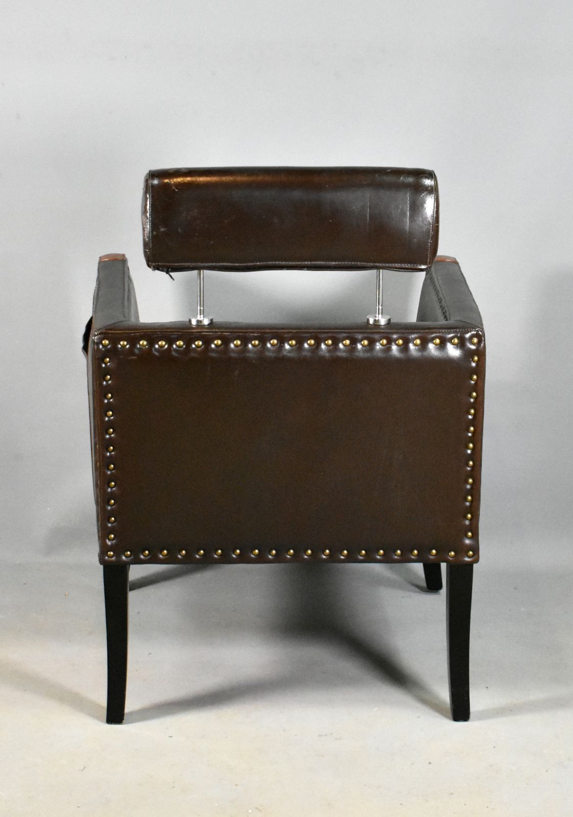 French Mid Century Lounge Chair In Leatherette photo 446.25