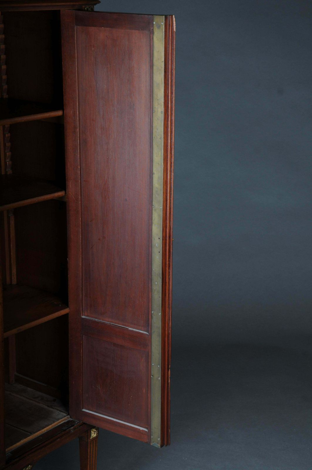 Furniture Rare Delicate Mahogany Music Cabinet Around 1880, Louis XVI photo