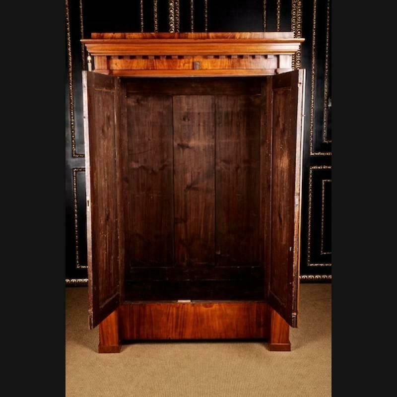 19th Century Biedermeier Style Mahogany Armoire photo buy