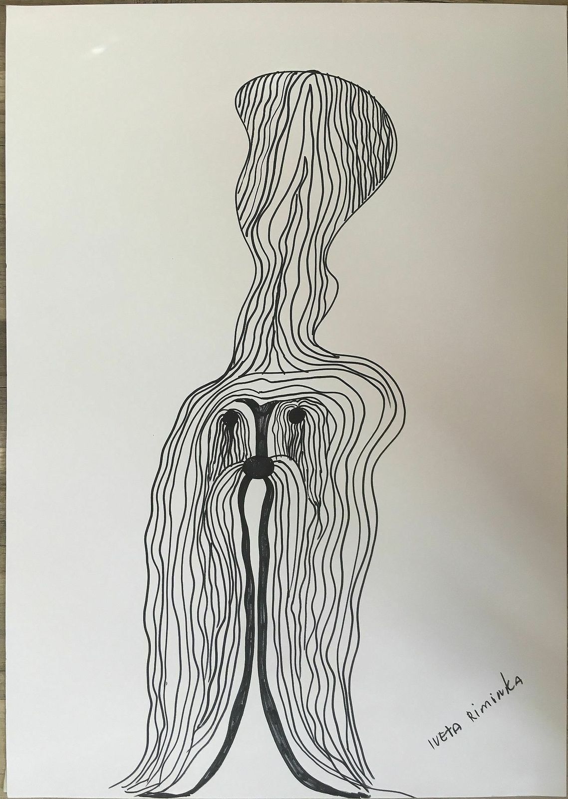 "Man Is A Dog" Iveta Horváthová / Painting