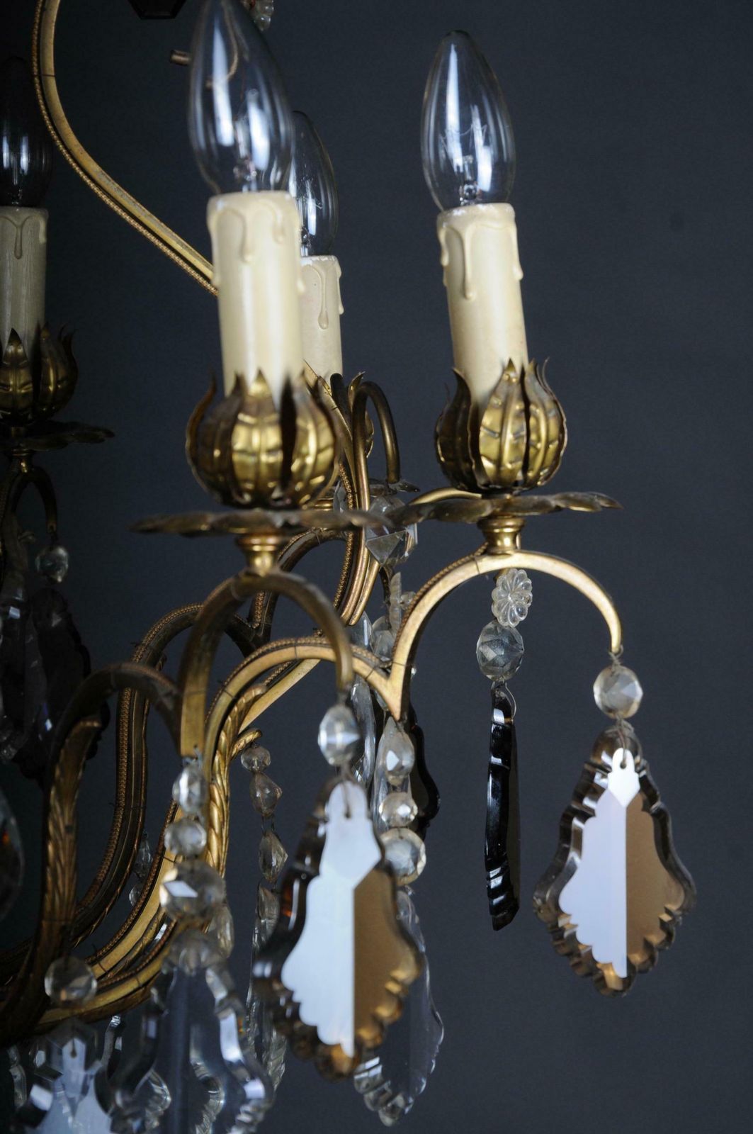 Lighting Antique French Baroque Chandelier, Circa 1930 photo