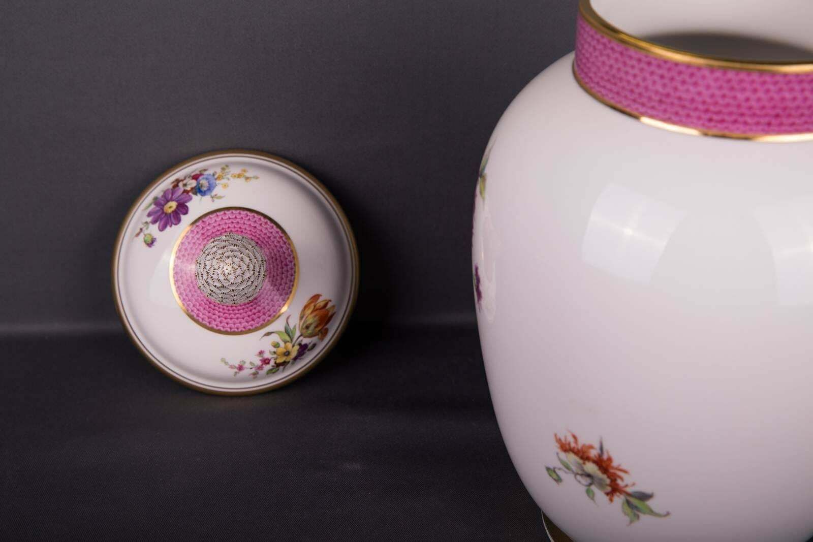 20th Century Kpm Berlin Potpourri Vase Breslauer Stadtschloss photo buy