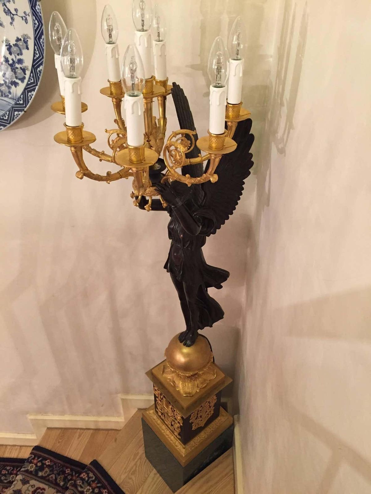 photo for sale Pair Of 20th Century Princely Candelabra After Pierre Philippe Thomire