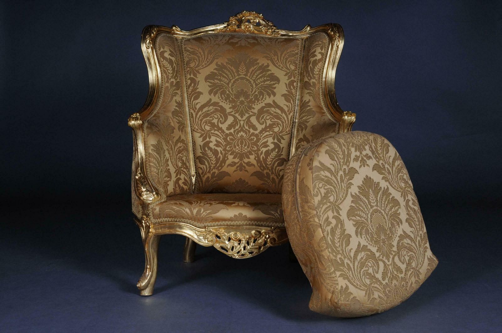 20th Century Louis XV Quinze Bergère Chair Lounge photo for sale