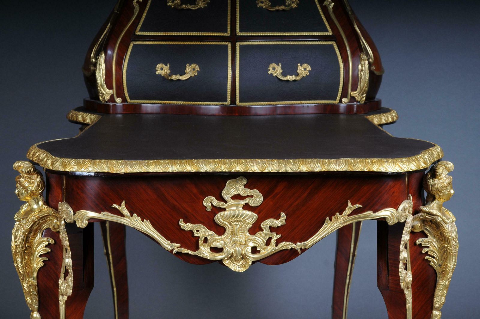 photo vintage Impressive Louis XV Desk Reception Table After F Linke Paris