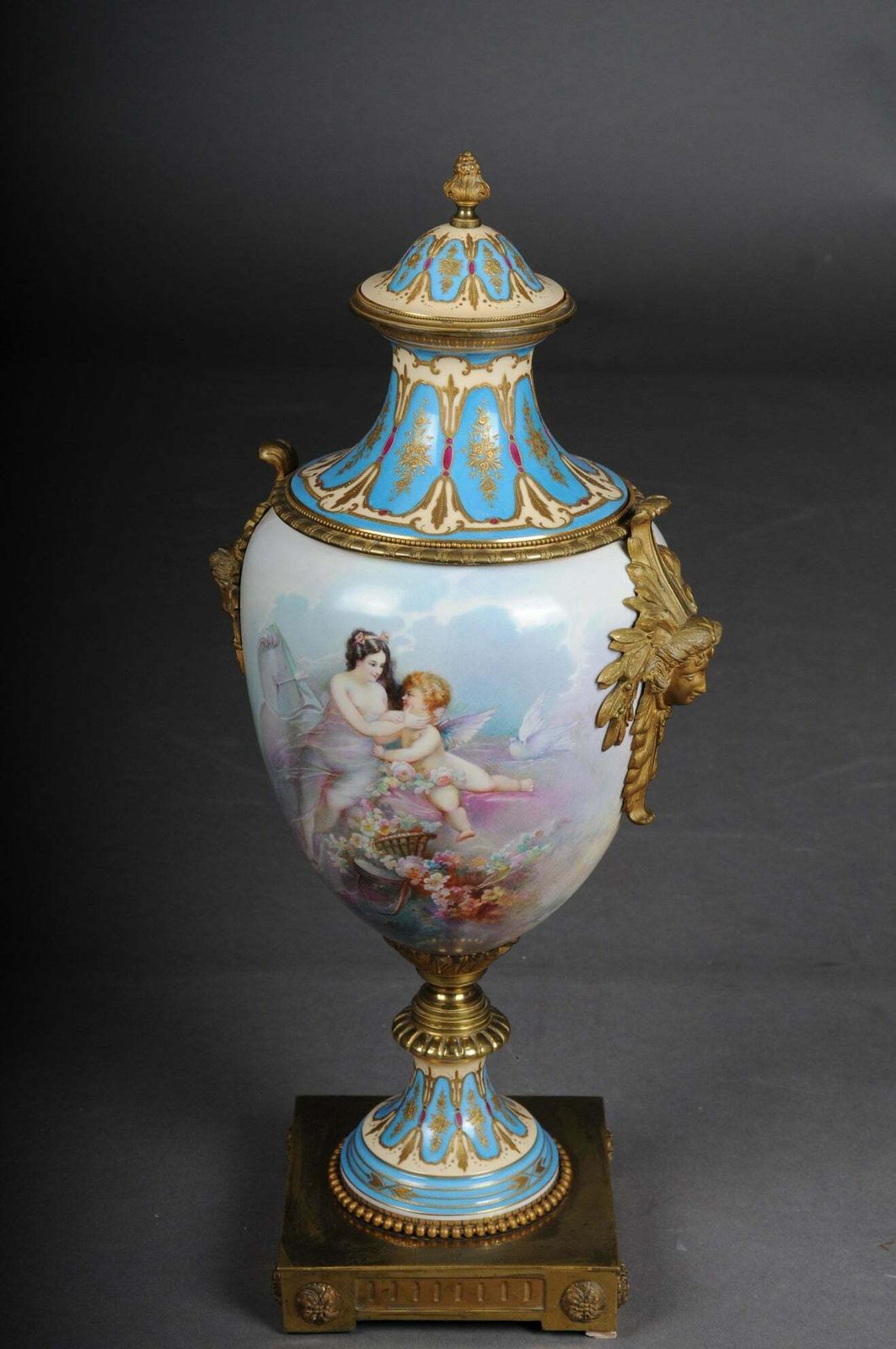 19th Century Monumental Sèvres Vase With Bronze Mounting photo 7922.0