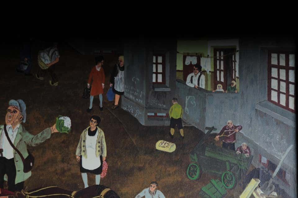 Naive Art Painting By Franz Klekawka photo for sale