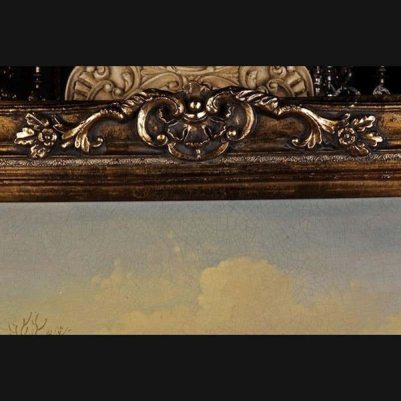 20th Century Naturalist Oil Painting Haldenthor In Aarau photo furniture
