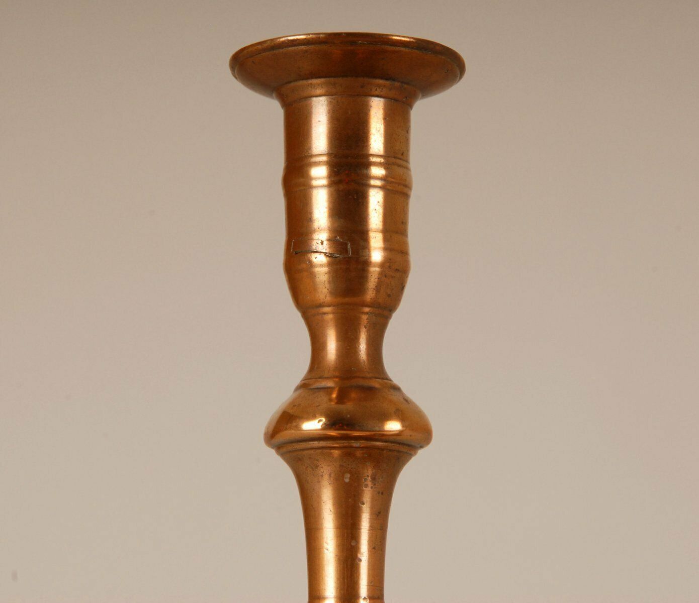 18th Century Candlestick Vases With Bell Nozzle And Stepped Base, Set Of 2 photo for sale