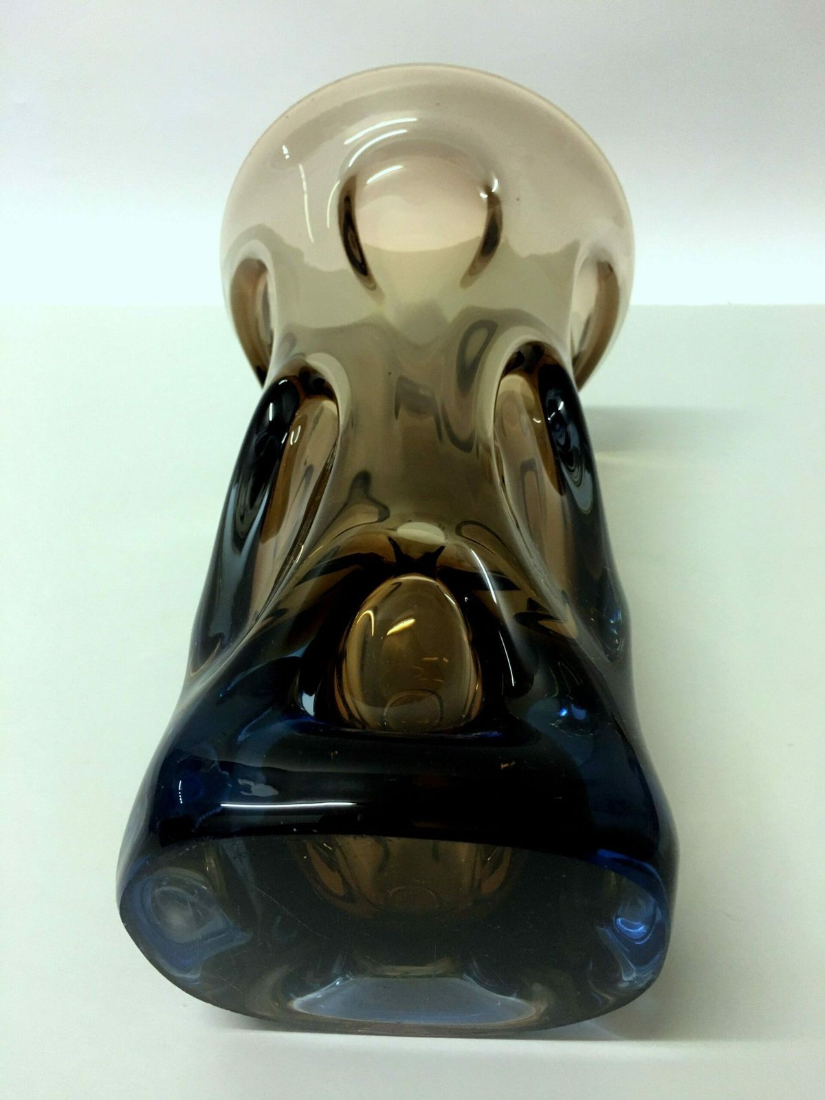 Brown Blue Vase Bohuslav Beránek (1901 1986) photo vintage