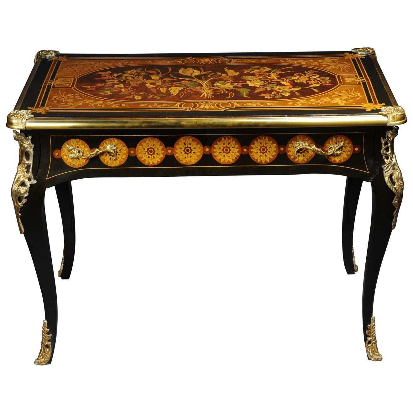 Ladies Desk Or Secretary In Louis Quinze Style