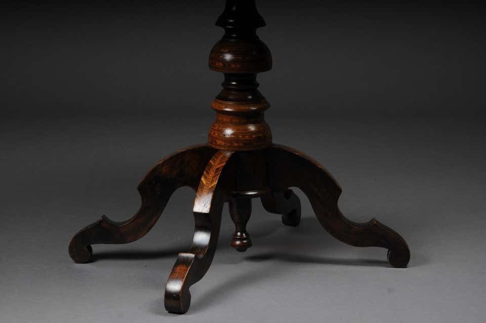 Antique Inlaid Table South German / Italy, Circa 1845 photo for sale